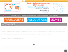 Tablet Screenshot of cribij.fr